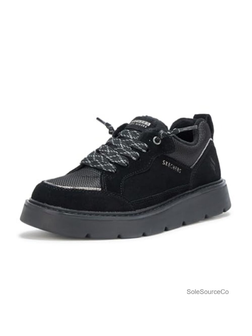 Skechers Suede Lace Up Street Hiker Booties Cushioned Comfort